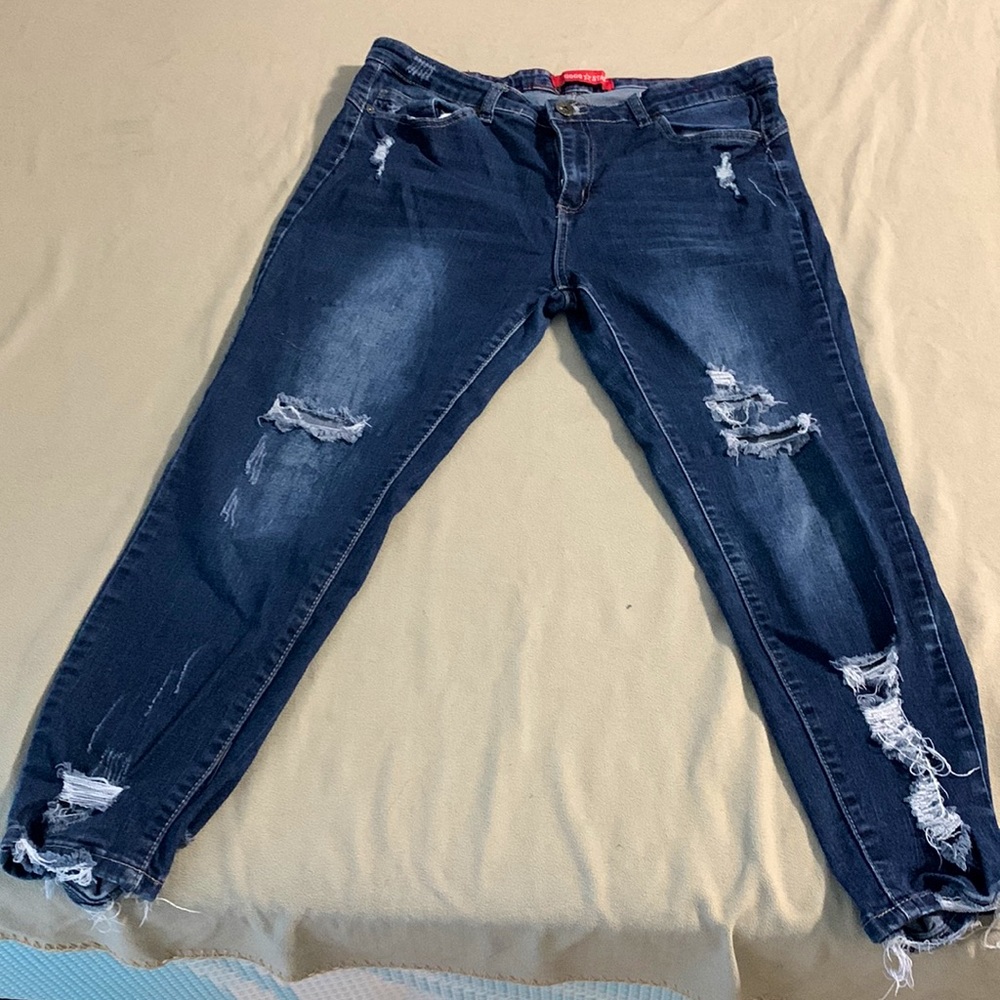 Ripped Denim Jeans